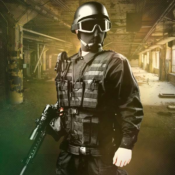 OEM Military Security Full Body Bulletproof Vest With Leg Platform