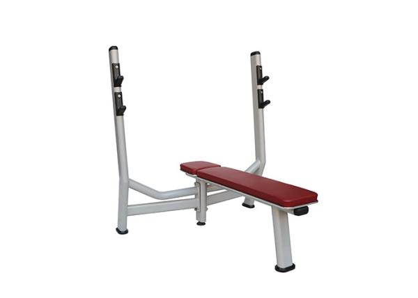 Gym Use Life Fitness Strength Equipment , Flat Weight Lifting Bench Press Machine