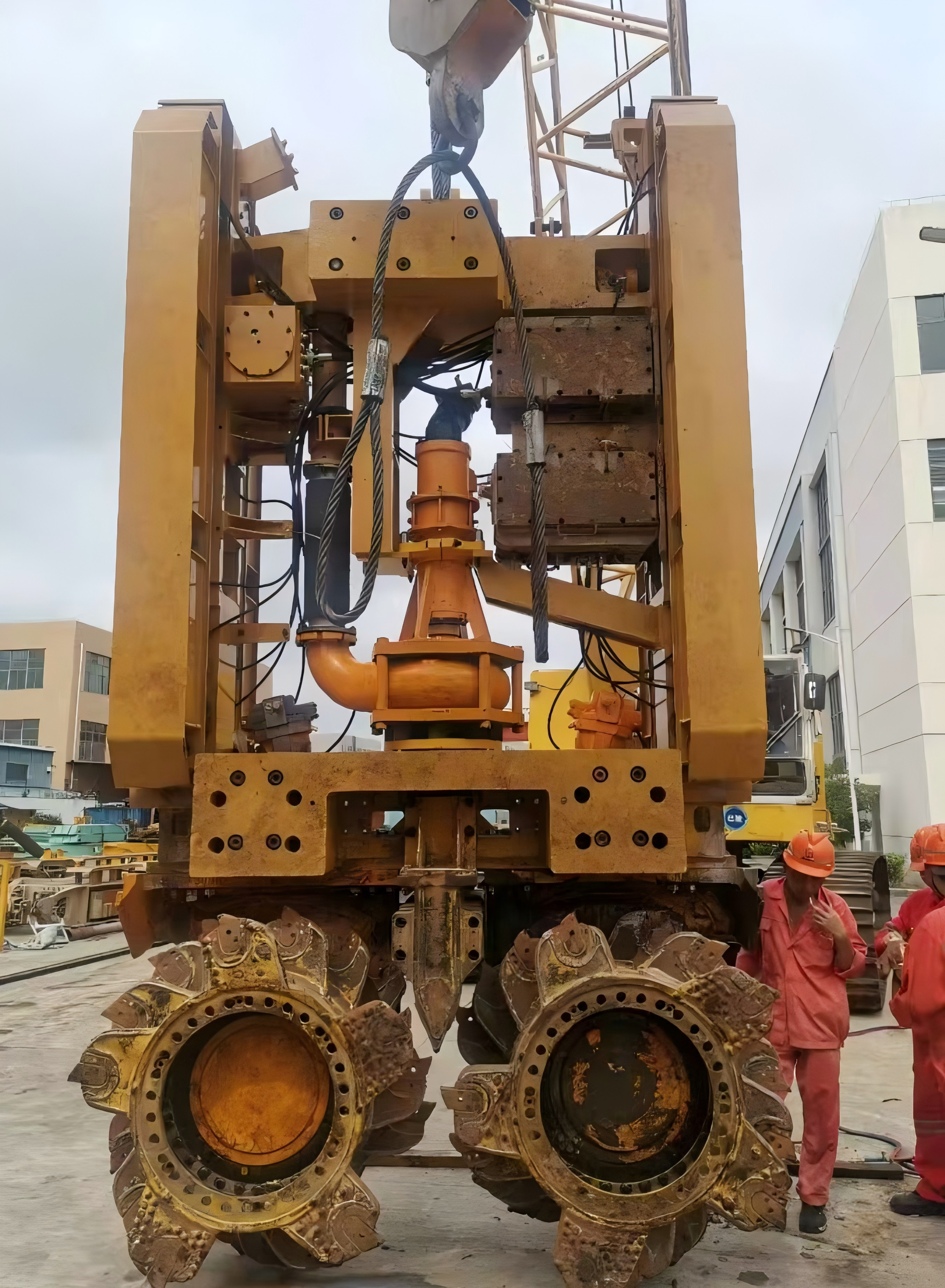 Diaphragm Wall Mud Pump Complete Slurry Circulation System Matching Mud Separation Plant