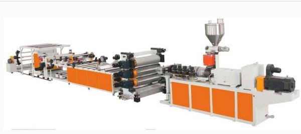 Single Screw Design  Plastic Sheet Extruder Machine 380V 50HZ Voltage