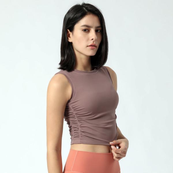 Summer Activewear T Shirts Yoga Vest Women'S Running Fitness Vest