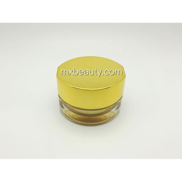 first class pmma OVAL SHAPE cream jar for different size 25g acrylic cream jar cosmetic packaging plastic cream jar