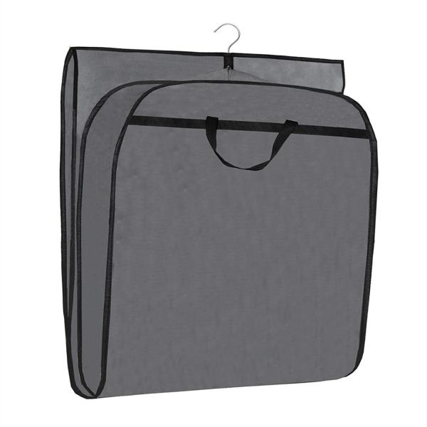 Cloth Lightweight Travel Garment Bag For Suits Protector Hanging Zipper 24x32