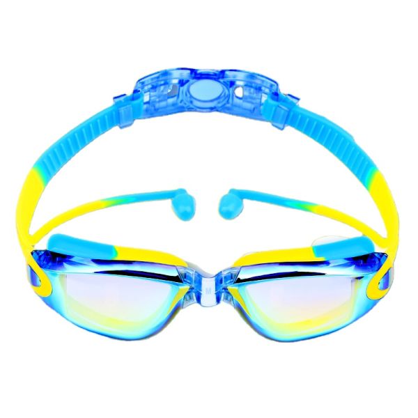 Professional PC Frame Anti Fog Children Swimming Goggles With Adjustable Strap