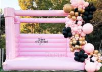 Chambre commerciale sautante gonflable de rebond de château de rose/château plein d'entrain pour des enfants