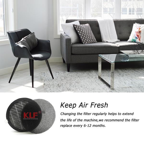 H13 Carbon Fiber Air Purifier Filter with 144x55mm Size for Effective Smoke Capture