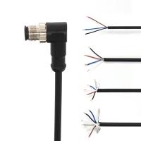 Cable moulé M12 connecteur à 12 broches ligne de signal de capteur de prise aérienne étanche