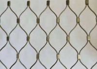 316 Ferrule de aço inoxidável tecido rede de fio de corda para pássaro zoológico