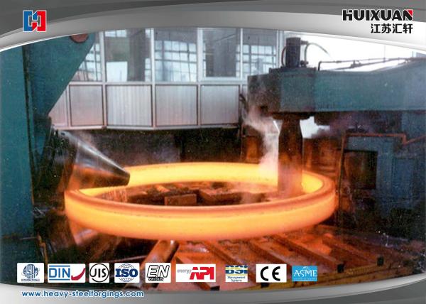 Heat Treatment Forged Steel Flanges 9000MM 4140 34CrNiMo6 18CrNiMo7-6