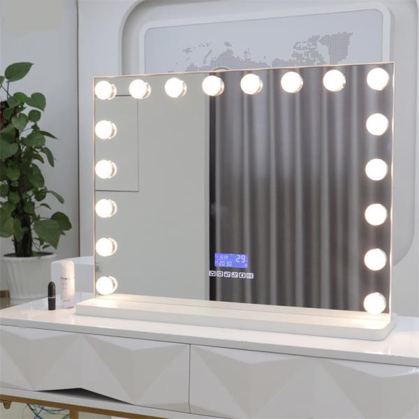 15 / 18 Bulbs Hollywood Vanity Mirror Customized Dimmable Makeup Mirror 4000K