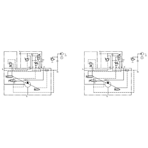 Portable Hydraulic Power Unit , Variable Displacement Axial Piston Pump Type V60N