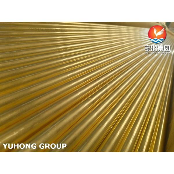 Seamless Copper Alloy Heat Condenser Tube Astm B111 C44300 O61 CuZn28Sn1