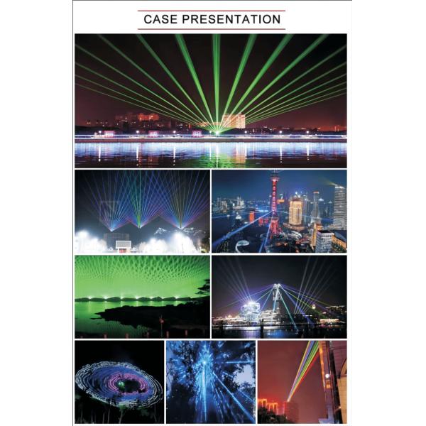 Remote Control LED Light Source Laser Fountain Illumination for Decorative Display