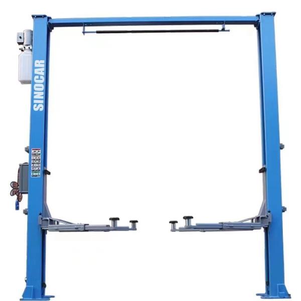5000kg Two Post Car Lifts Lifting 45 Seconds Safety Manual Release Mobile 2 Post Lift