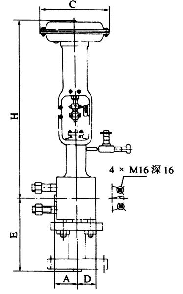 High Pressure Angle Type Control Valve ANSI 2500 Venturi Type Forged Angle Valve