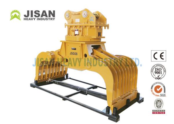 Demolition Hydraulic Gripper , Excavator Attachment Demolition Grapple