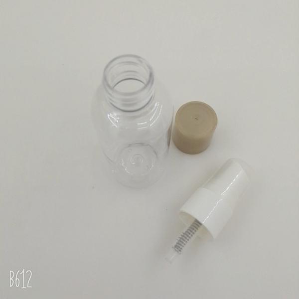 OEM Mini Hand Sanitizer Bottles , PET Clear Plastic Bottles 7.9cm Size