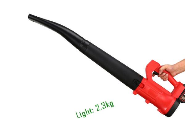 Lithium Battery Handheld Electric Blower , Lightweight Leaf Blower Cordless 21V