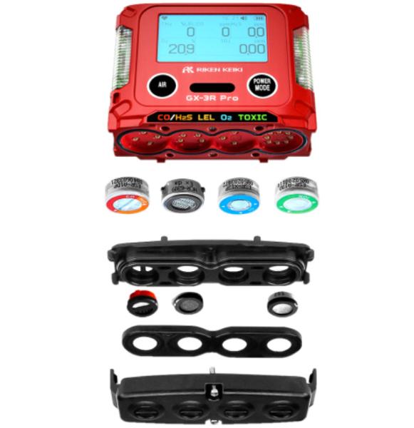 GX - o detector de gás 3R pessoal limitou o monitor do gás do espaço 4