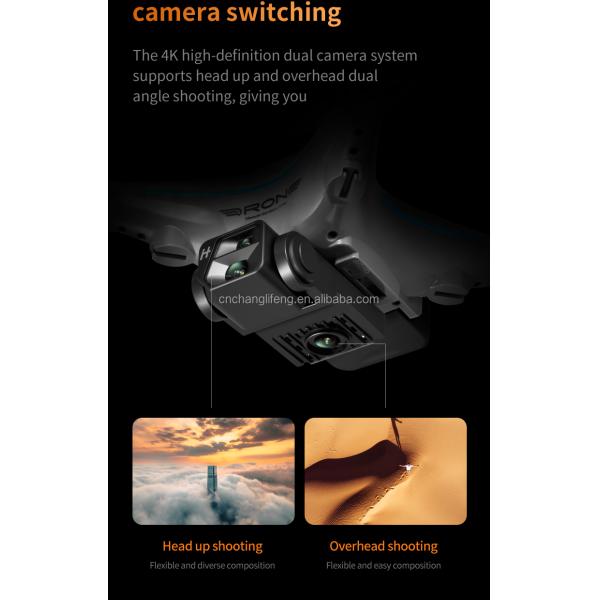 Prosumer Drones Made Easy Ky102 with 4k HD Dual Cameras Four-way Obstacle Avoidance and Intelligent Fixed Height Hovering