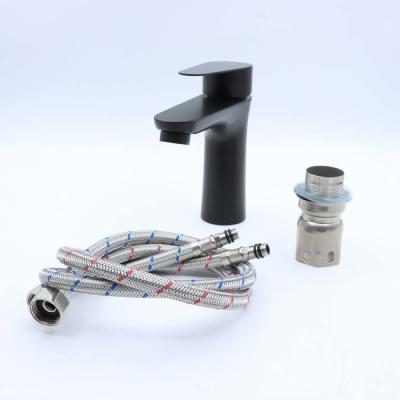 Single Handle Black Bathroom Sink Taps Faucet precision casting