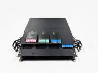 Densité élevée 2U 19 pouces 144 Noyau pour MPO à LC MTP Déchargement de diapositive Panneau de patch en fibre optique MPO Rack Data Center Solution