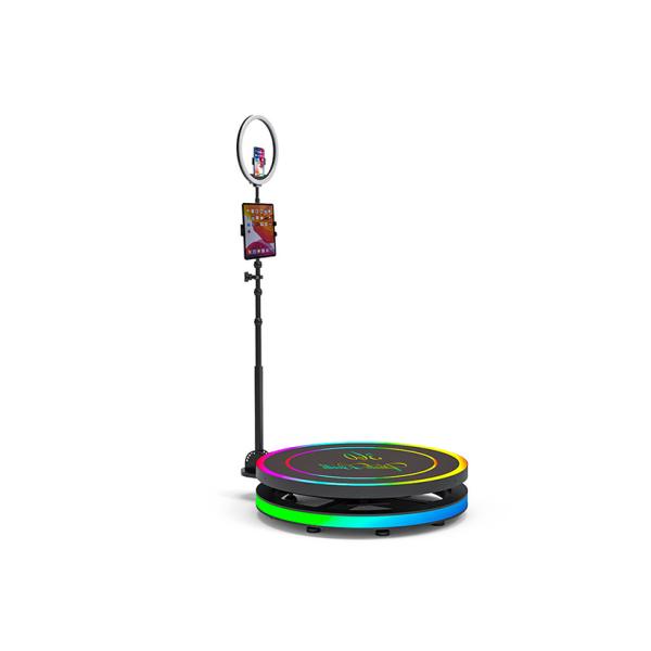 Activities Spinning 360 Photo Booth 60cm 360 Spinner Video Booth With Flight