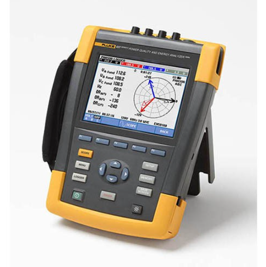 Newly released, original equipment Fluke 437 Series II 400 Hz Power Quality Monitor and Energy Analyzer is in stock.
