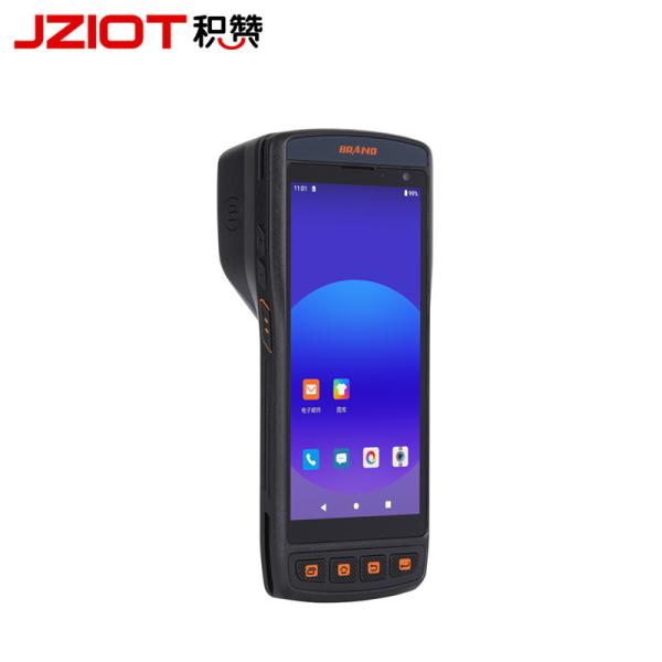 Android 11 5.5 Inch Handheld Wireless Rugged POS 1D 2D QR Code 4G LTE Wifi POS System Thermal Printer NFC Barcode Scanner PDA