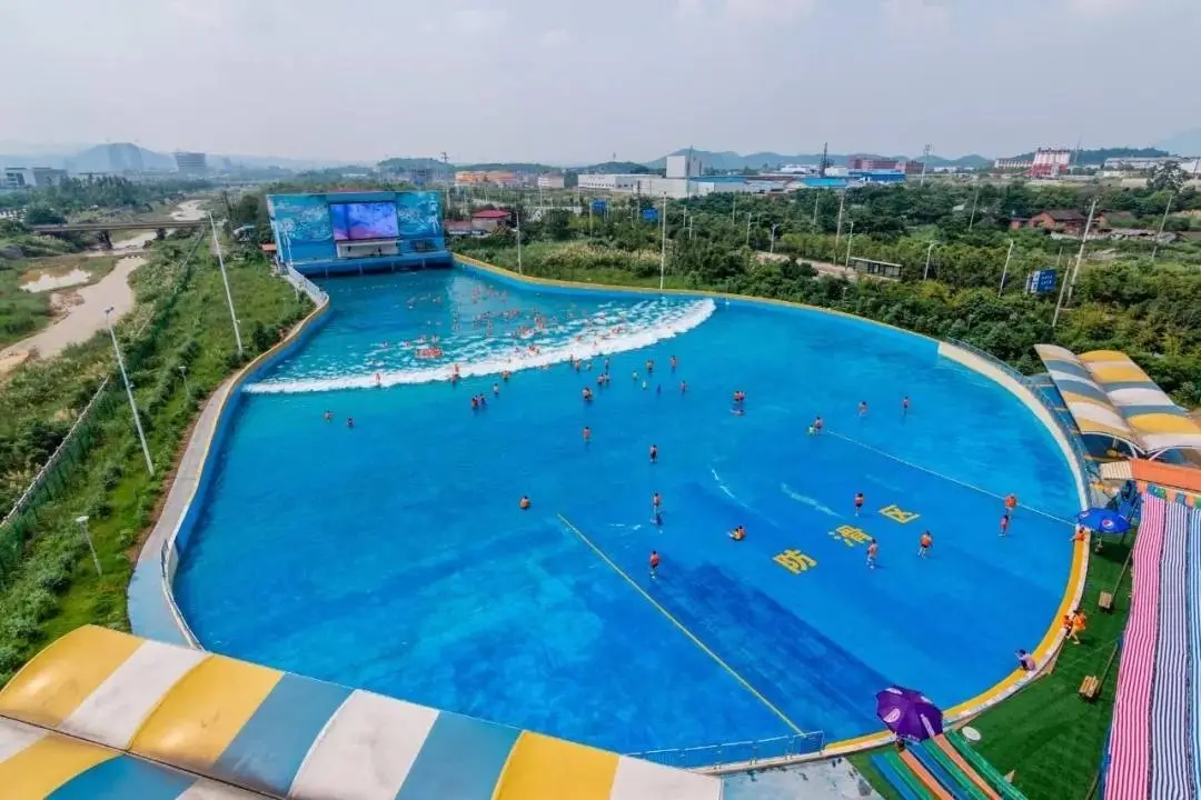Central Control Vacuum Tsunami Wave Pool For Aqua Resort