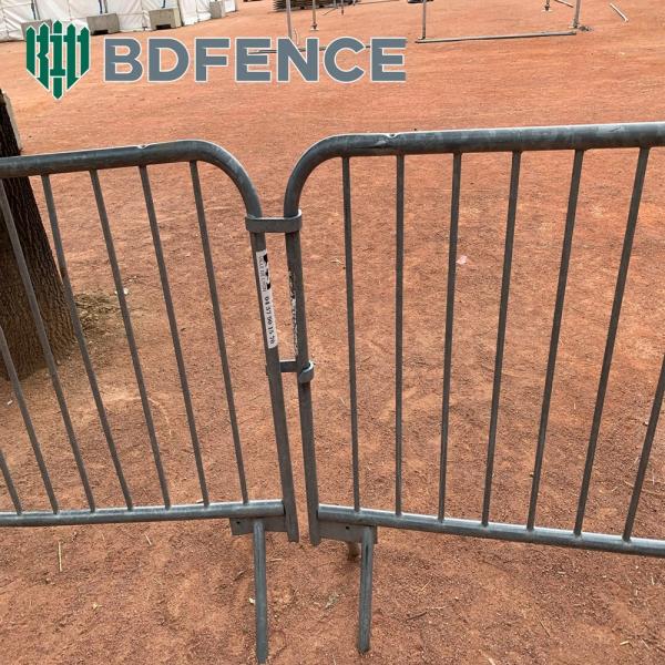 Powder Coated 3D Modeling Crowd Barrier Fencing 1.8m Height