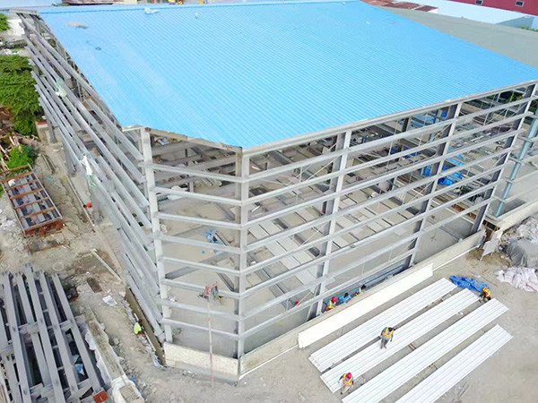 ASTM Multi Storey Steel Structure Building , Prefab Commercial Construction