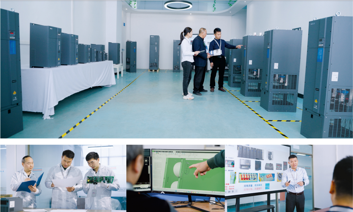 EDK580 Series Variable Frequency Drive with Four-quadrant Energy Regeneration Sensorless Vector Control and Compact Size