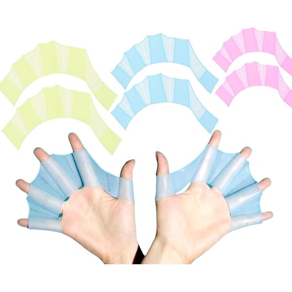 Silicone Swimming Gloves Frog Type Design for Enhanced Water Resistance and Aquatic Training