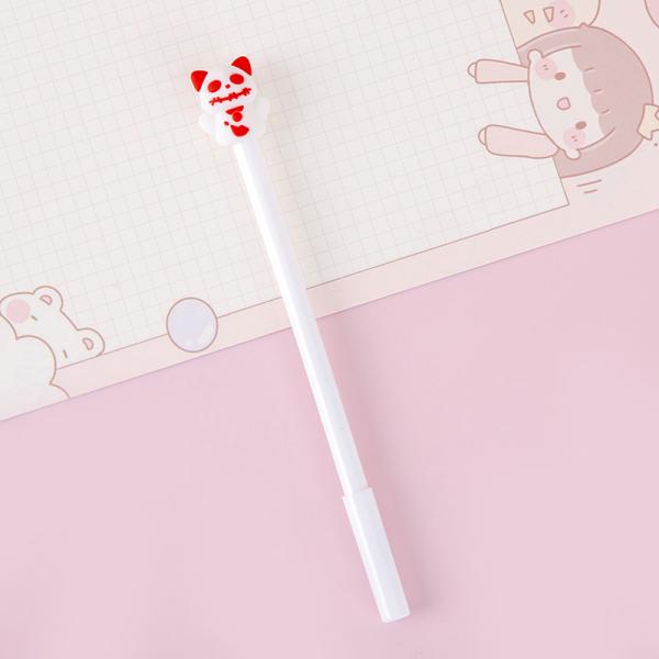 Creative Halloween Theme Gel Pen 0.5mm Cartoon Pumpkin Bat Ghost Gift Gel Pen