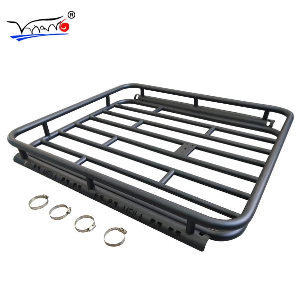 Nissan Paladin Low Profile Roof Rack Basket , E009A Easy To Get On Car Cargo Basket