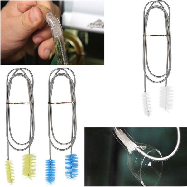 Hose Pipe Cleaning Brush Set 61 Inch Length For Aquarium Flexible Spring Air Tube