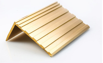 C38500 6m Length Solid Brass Stair Nosing Anti Skid For Interior And Outside