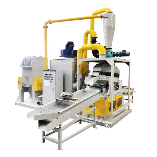 Solução ecológica Máquina de granulação de cabo de cobre usado para reciclagem de fios de sucata