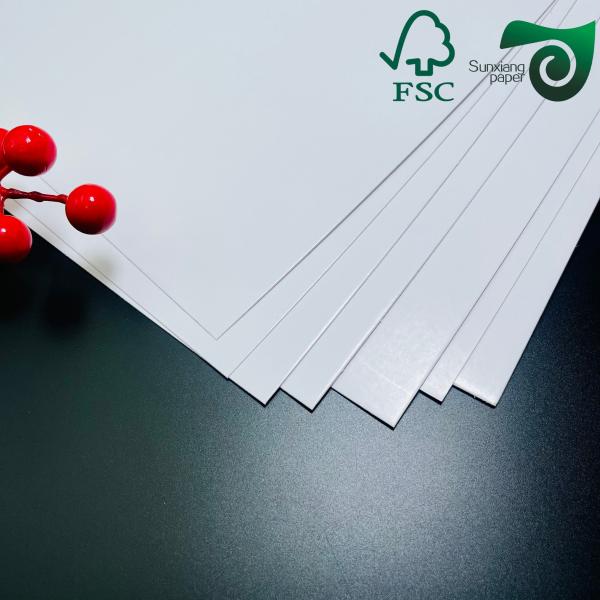 FSC 14pt 16pt Two Side Coated Couche Paper Waterproof For Advertising Postcards