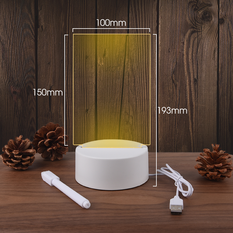 свет ночи СИД USB лампы доски примечания 4W 5V для подарка детей