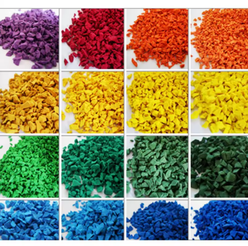 Impact-Absorbing EPDM Rubber Granules for Playground Flooring and Running Tracks with -40°C to 100°C Temperature Range