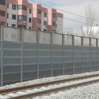 Curvado dê forma à cerca sadia acústica Transparent Soundproof da barreira do ruído