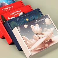 Carton de luxe pliable en carton ondulé boîtier courrier papier emballage boîtes cadeaux