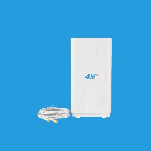 1710-2700MHz Directional 4G LTE MIMO Antenna with Two TS9/SMA/CRC9 Connectors for desktop or wall mounting