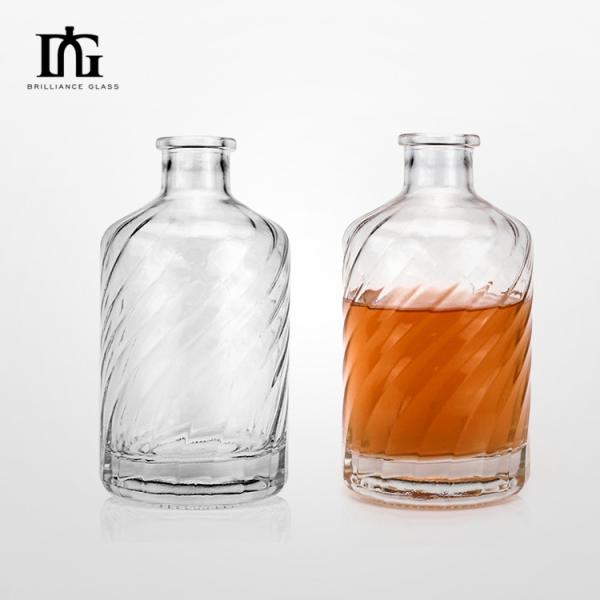 Sealing Type CORK 500ml 700ml 750ml Empty Rum Whisky Spirit Vodka Glass Liquor Bottle