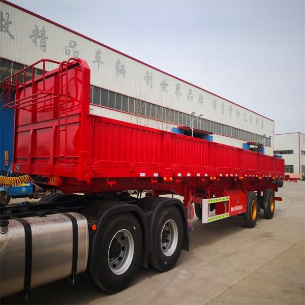40Ton Rear Tipping Semi-Trailer with Mechanical Suspension and Steel Material