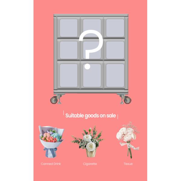 Self Service Cooling Fresh Bouquet Flower Vending Machine