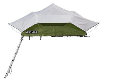 56*96*48'Inch Dual Color Heacy Duty Aluminum Frame Waterproof 600D Ripstop Polyester Tesla Roof Camping Tent