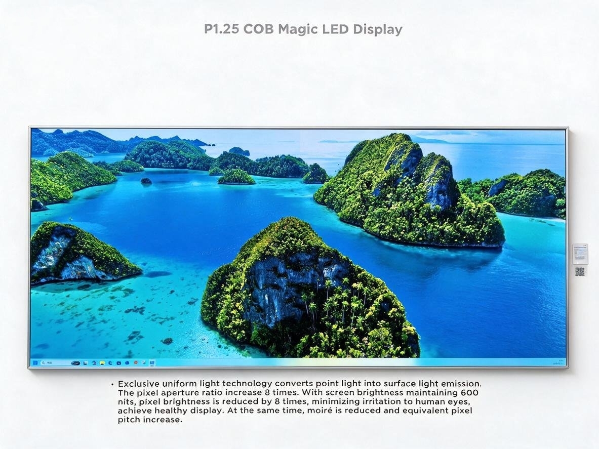 P1.25 Magic COB LED Display Ultra High Definition Seamless COB LED Video Wall